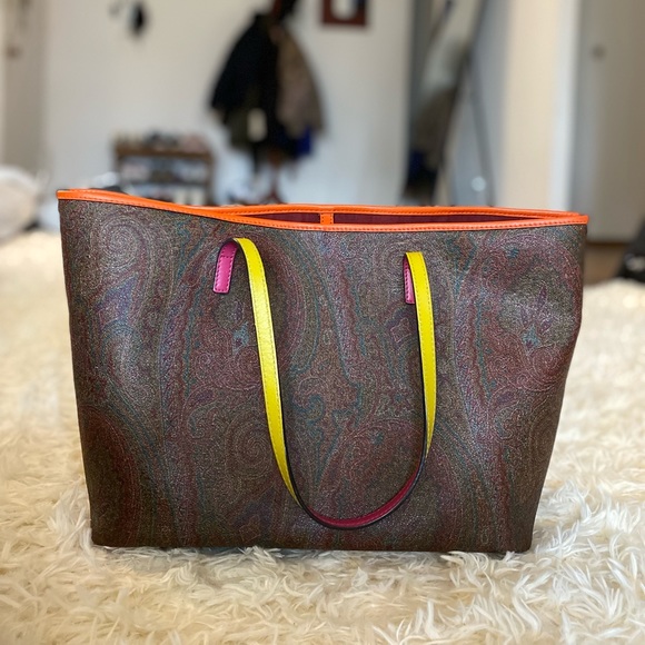 PAISLEY SHOPPING BAG WITH MULTI-COLOUR DETAILS - Picture 12 of 14